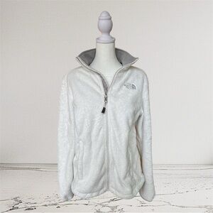 The North Face Soft White Zip-Up Jacket